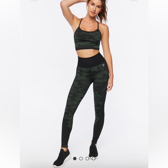 Forever 21 Pants - Camo Print Sports Bra and Leggings Set
